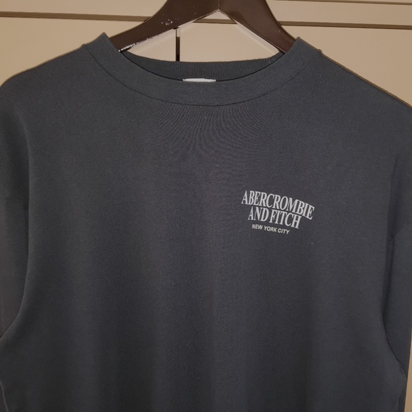 Abercrombie & Fitch Relaxed Long-Sleeve Imagery Logo Tee - (L) - Picture 4 of 9
